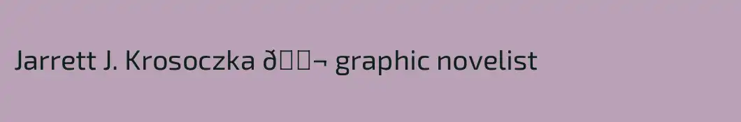 Jarrett J. Krosoczka 💬 graphic novelist